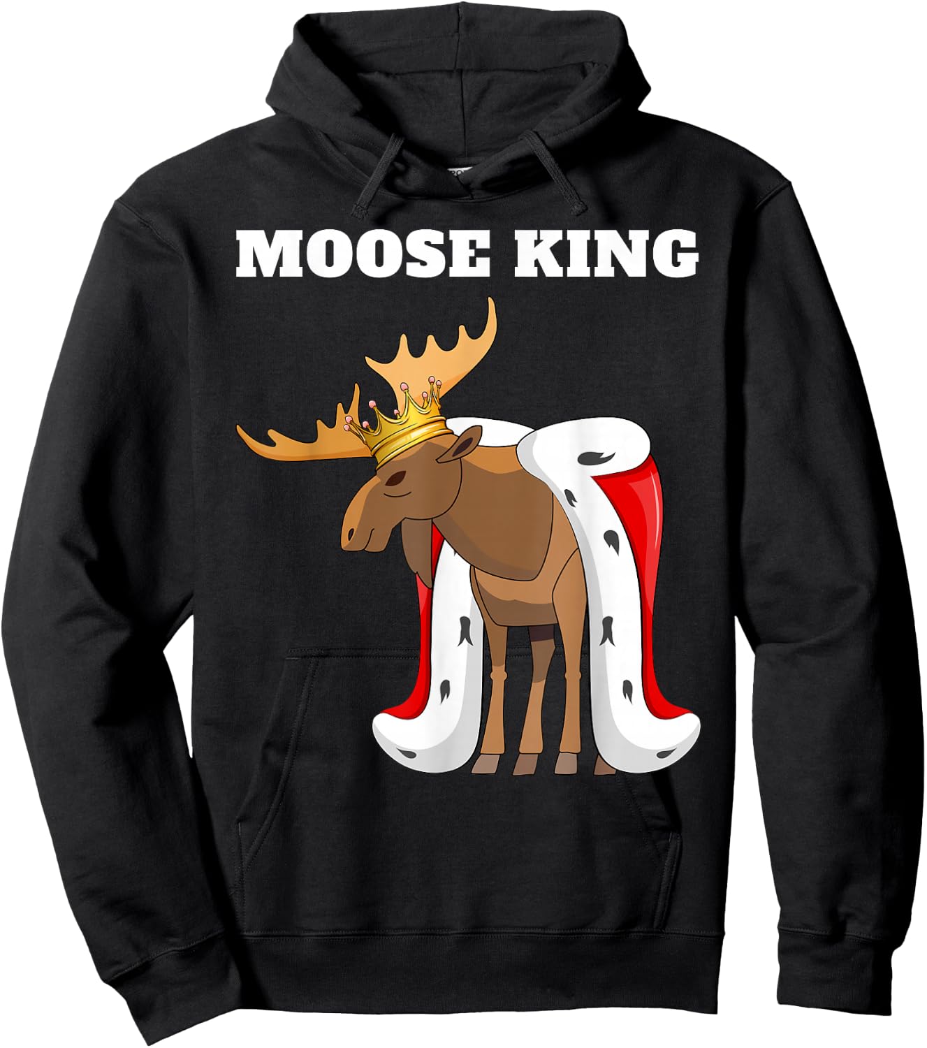 Moose King | Moose Gear | Boys Moose Hoodie - Hoodie | Black