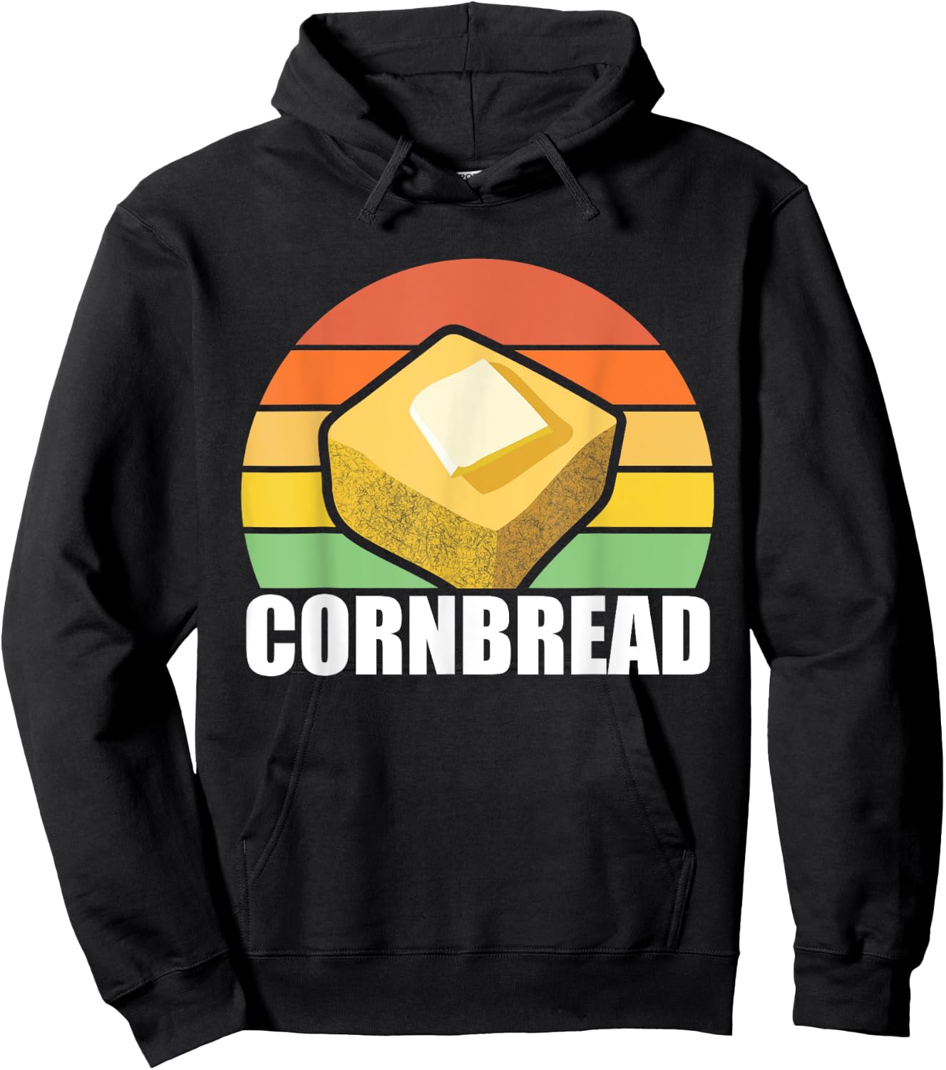 Cornbread Corn Bread Baking Thanksgiving Redneck South USA Hoodie - Hoodie | Black