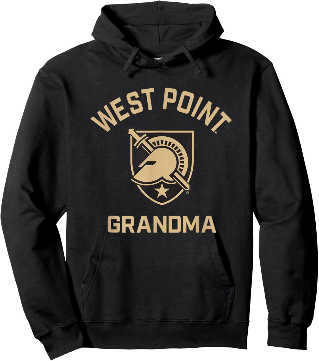 Army West Point Black Knights Arched Grandma Hoodie - Hoodie | Black