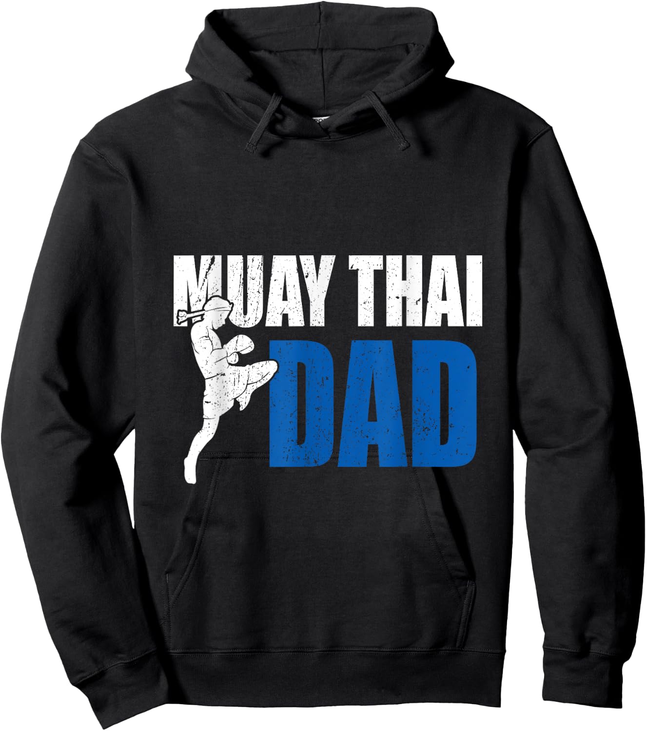 Muay Thai Dad Gift Boxing Kickboxing MMA Muay Thai Hoodie - Hoodie | Black
