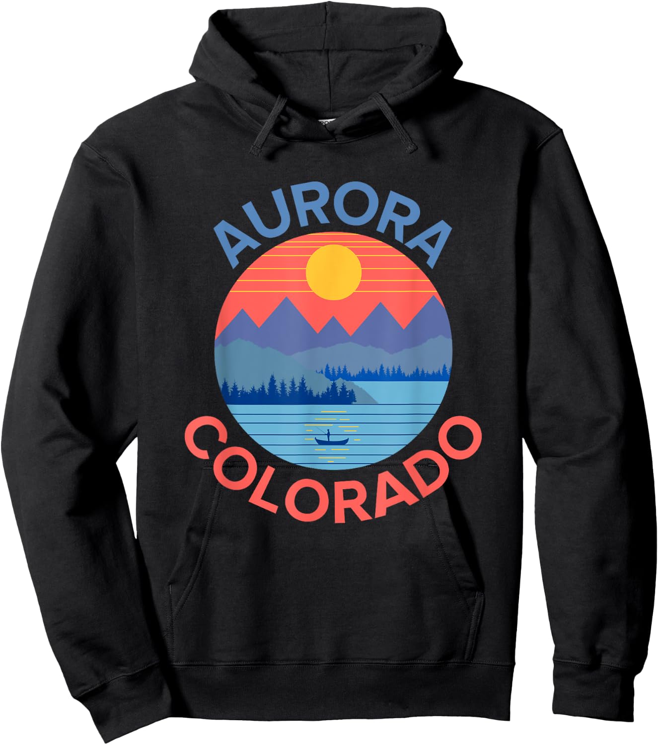Aurora Colorado Hoodie - Hoodie | Black