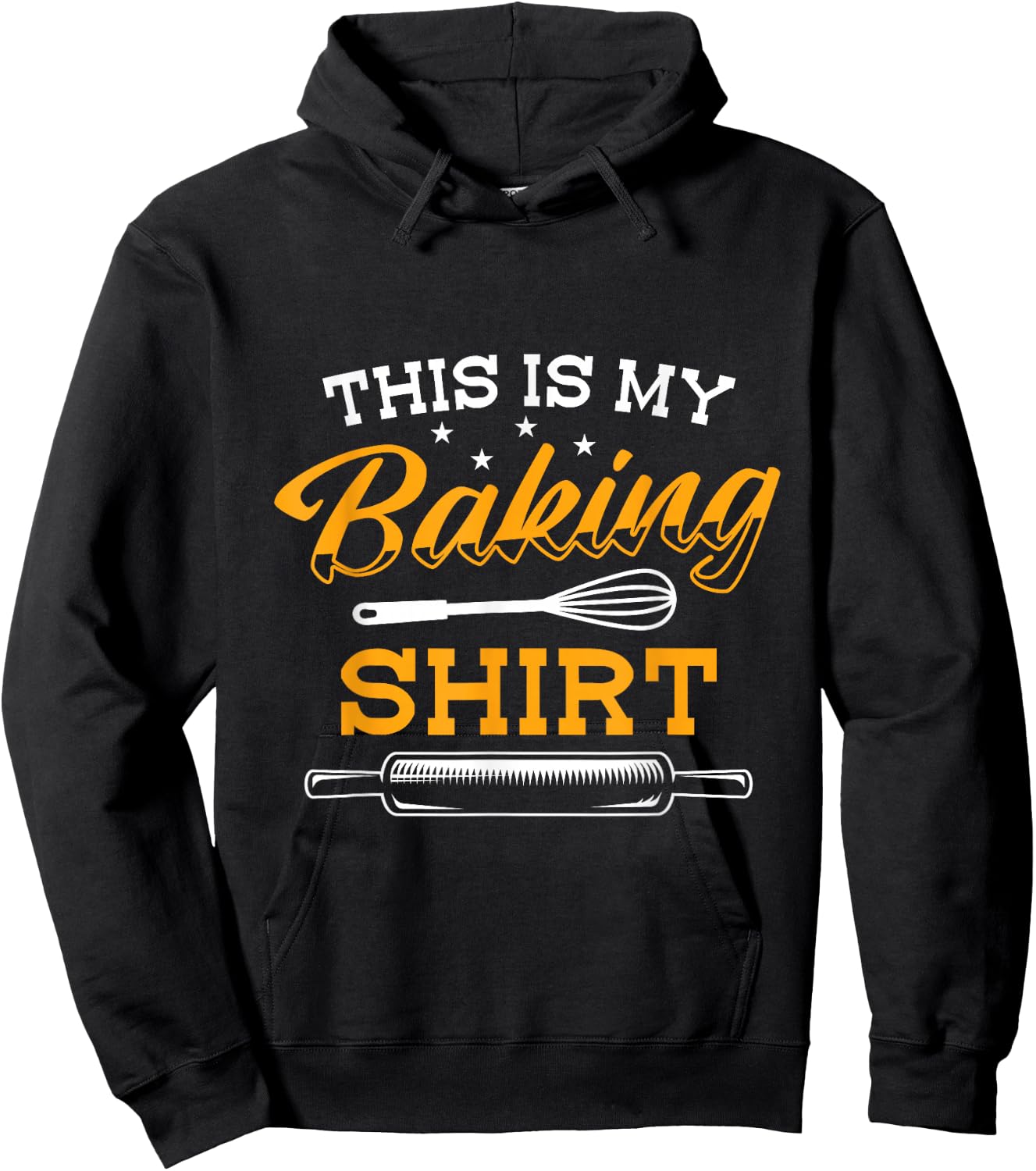 This Is My Backing Shirt Baking With The Family Hobby Baker Hoodie - Hoodie | Black