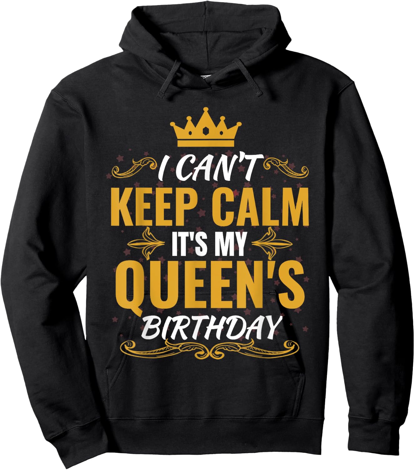 husband wife birthday shirt Gift It's my Queen's Birthday Hoodie - Hoodie | Black