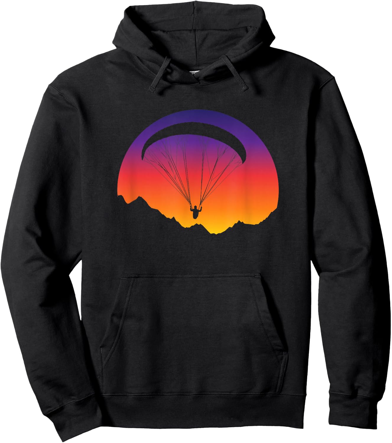 Paragliding Paragliding Paragliding Hoodie - Hoodie | Black