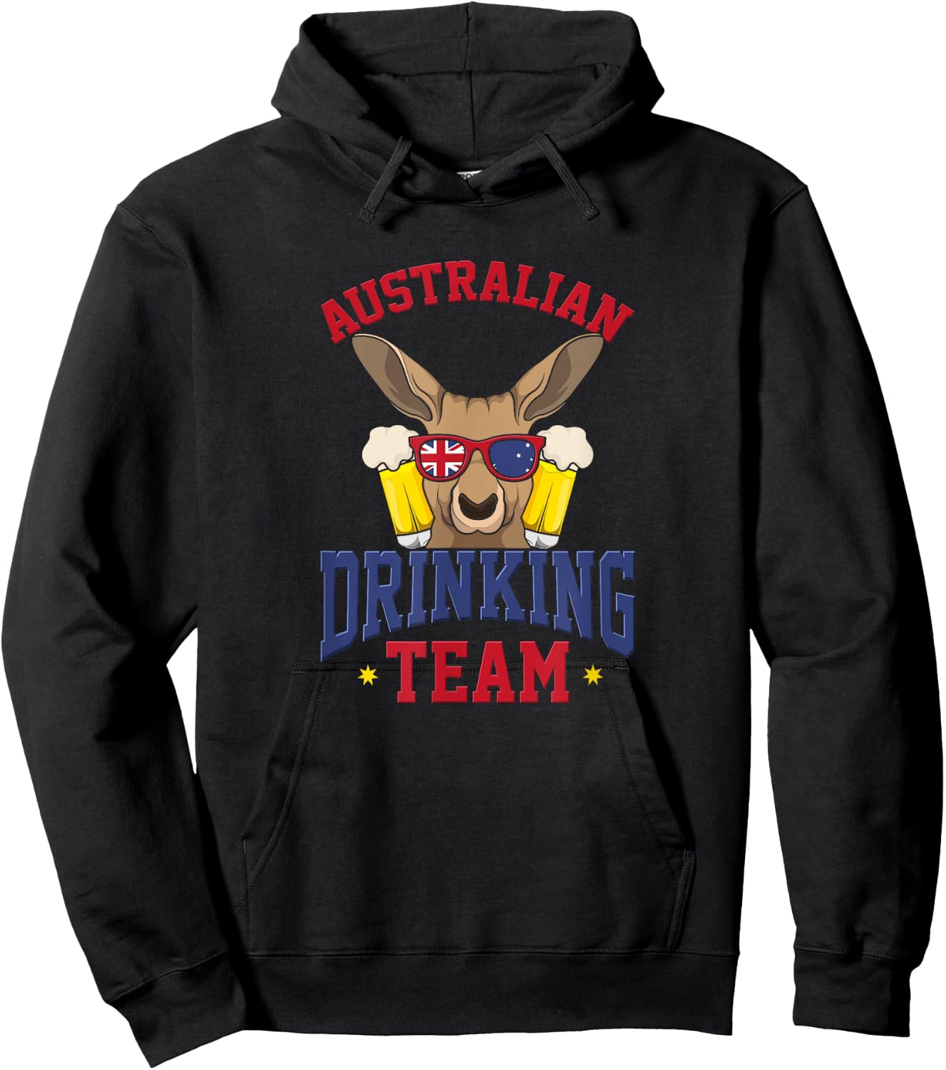 Classic Australian Drinking Team, Best Australia Hoodie - Hoodie | Black