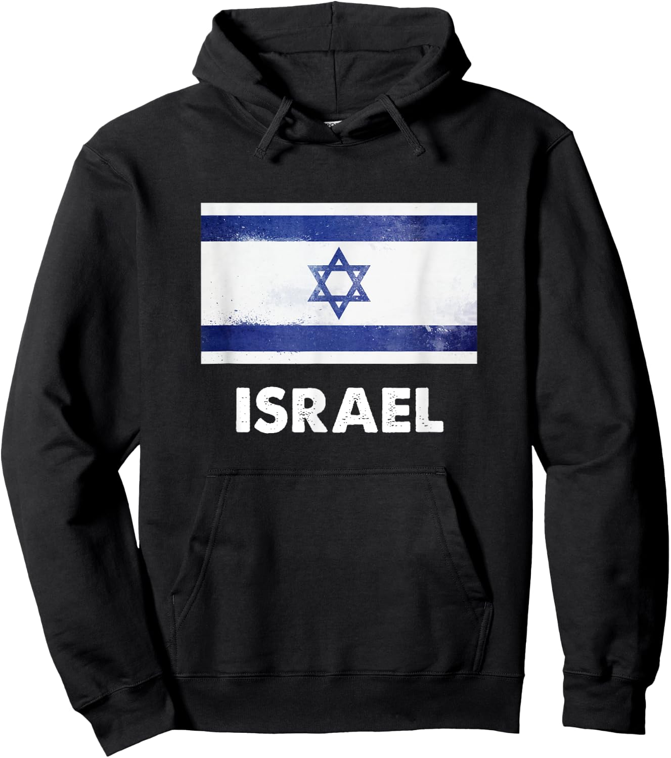 Israeli Flag Shirt | Israeli Hoodie - Hoodie | Black
