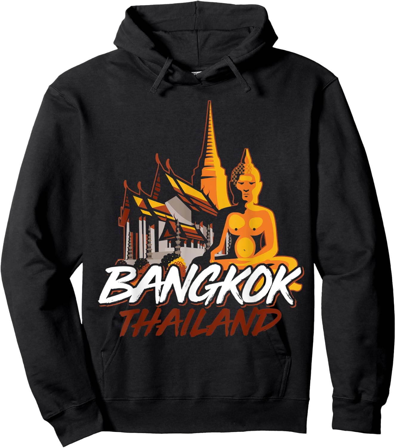 Proud Thai Flag Bangkok Travel Phuket Chiang Mai Thailand Hoodie - Hoodie | Black