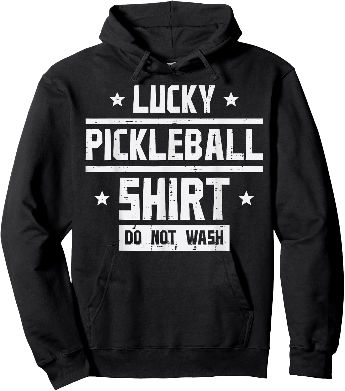 Lucky Pickleball Shirt Do Not Wash Pickle Ball Men Women Kid Hoodie - Hoodie | Black