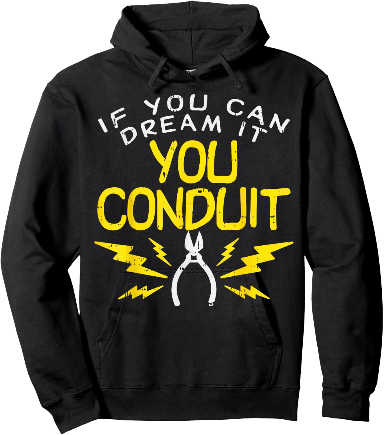 You Conduit Funny Pun Electrical Engineer Electrician Gift Hoodie - Hoodie | Black