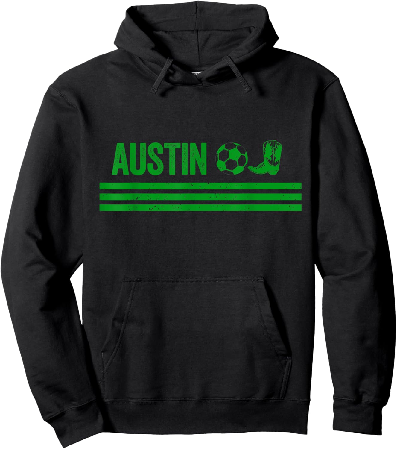 Austin Cowboy Boot Football Club Hoodie - Hoodie | Black