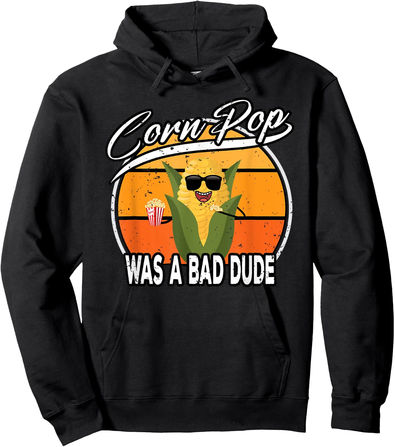 Corn Pop Was A Bad Dude Biden Funny Political Meme Hoodie - Hoodie | Black