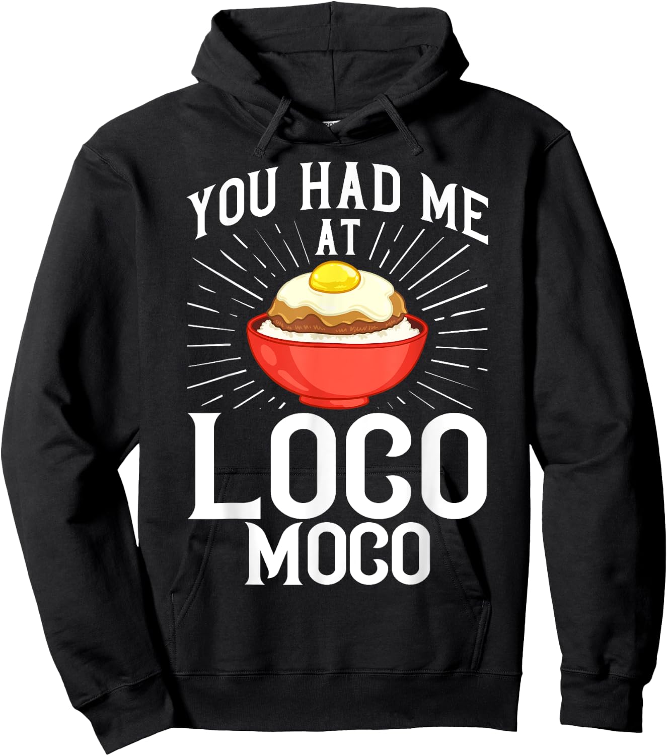 Loco Moco Gravy Recipe Hawaiian Food Hoodie - Hoodie | Black