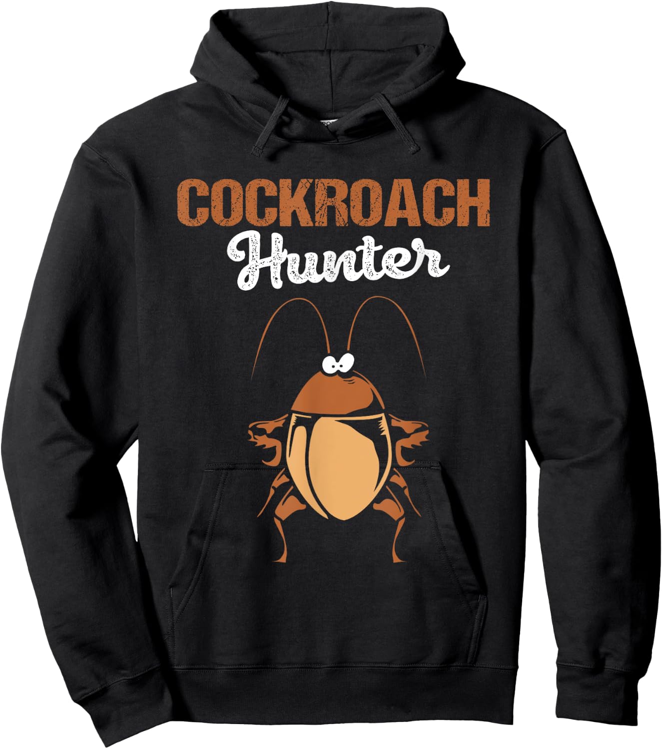 Cockroach Hunter Cockroach Costume Adult Hoodie - Hoodie | Black