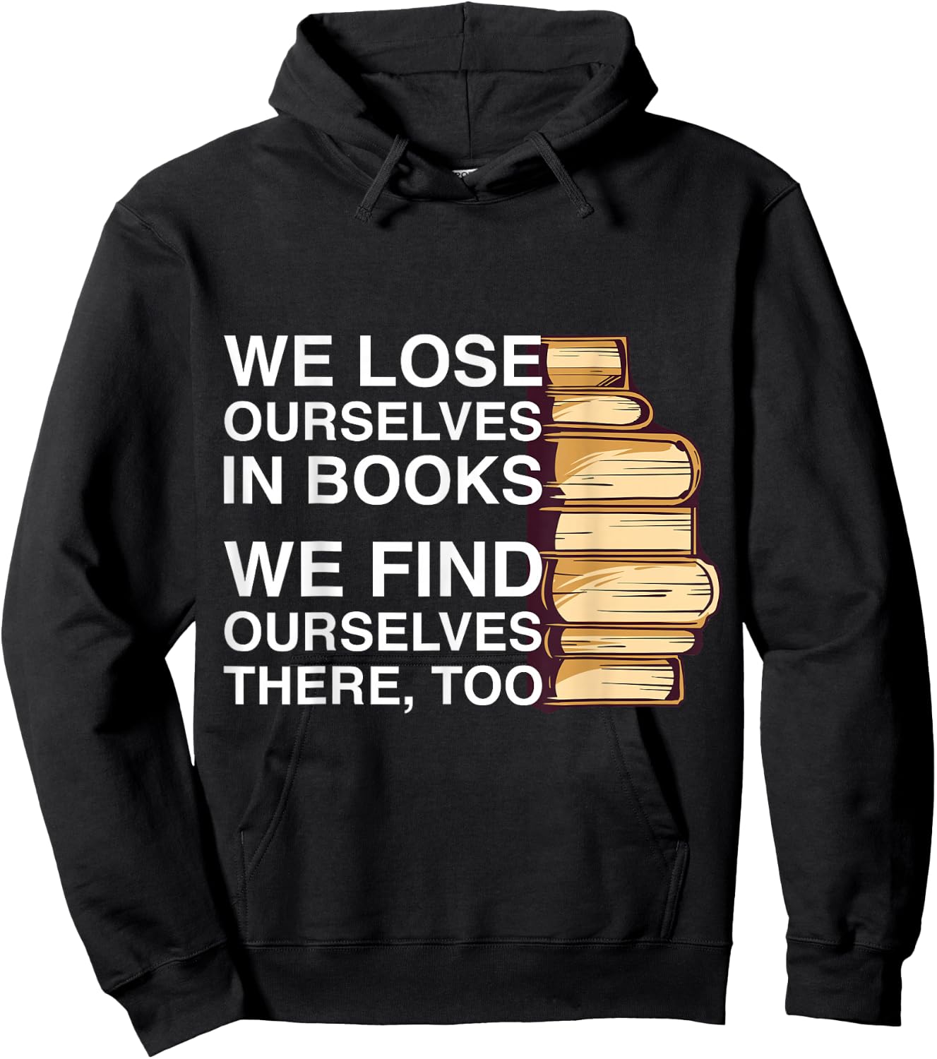 Book design for a book lover Hoodie - Hoodie | Black