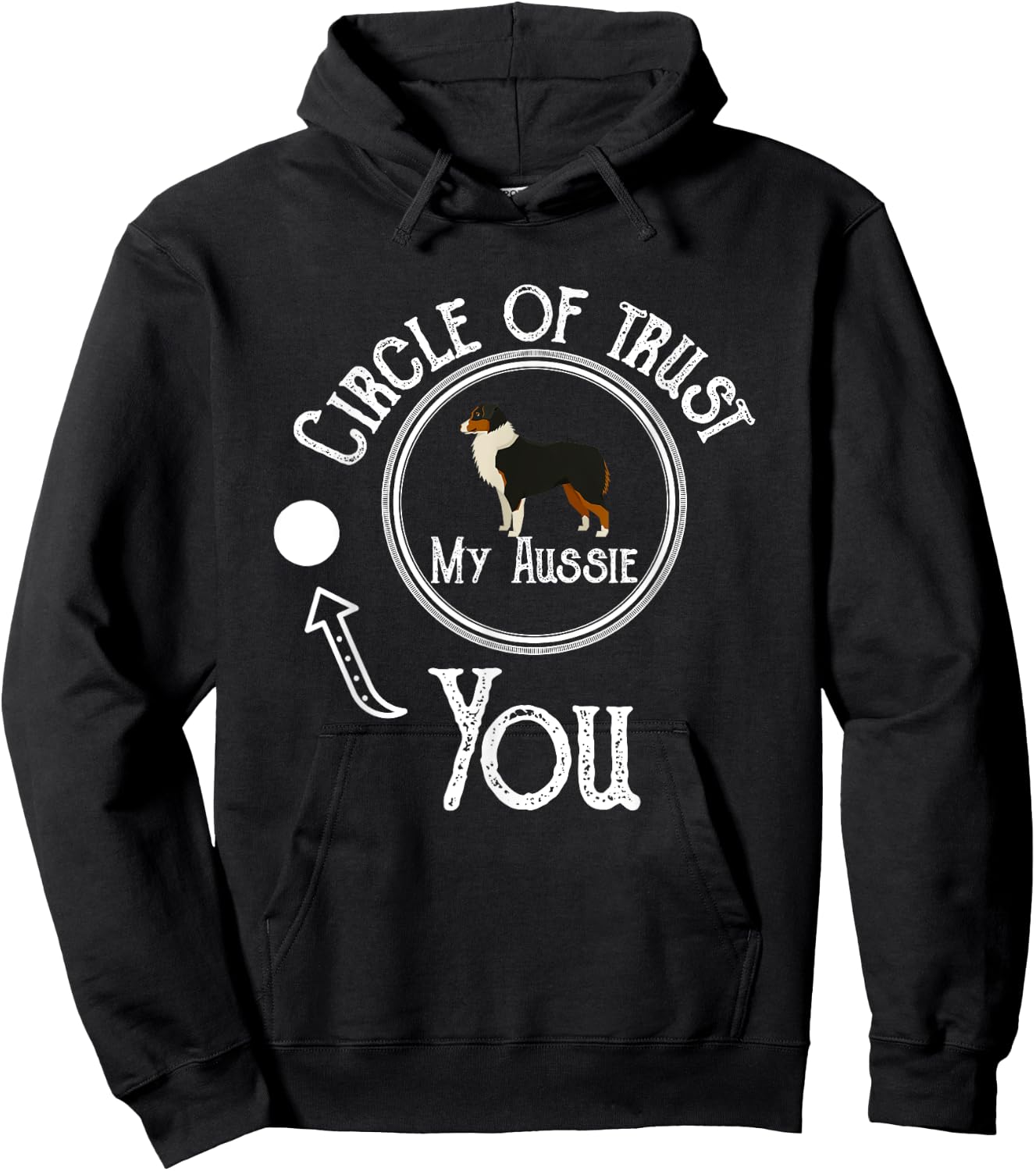 Funny Australian Shepherd Dog - Aussie Shepherd Gifts Dog Hoodie - Hoodie | Black