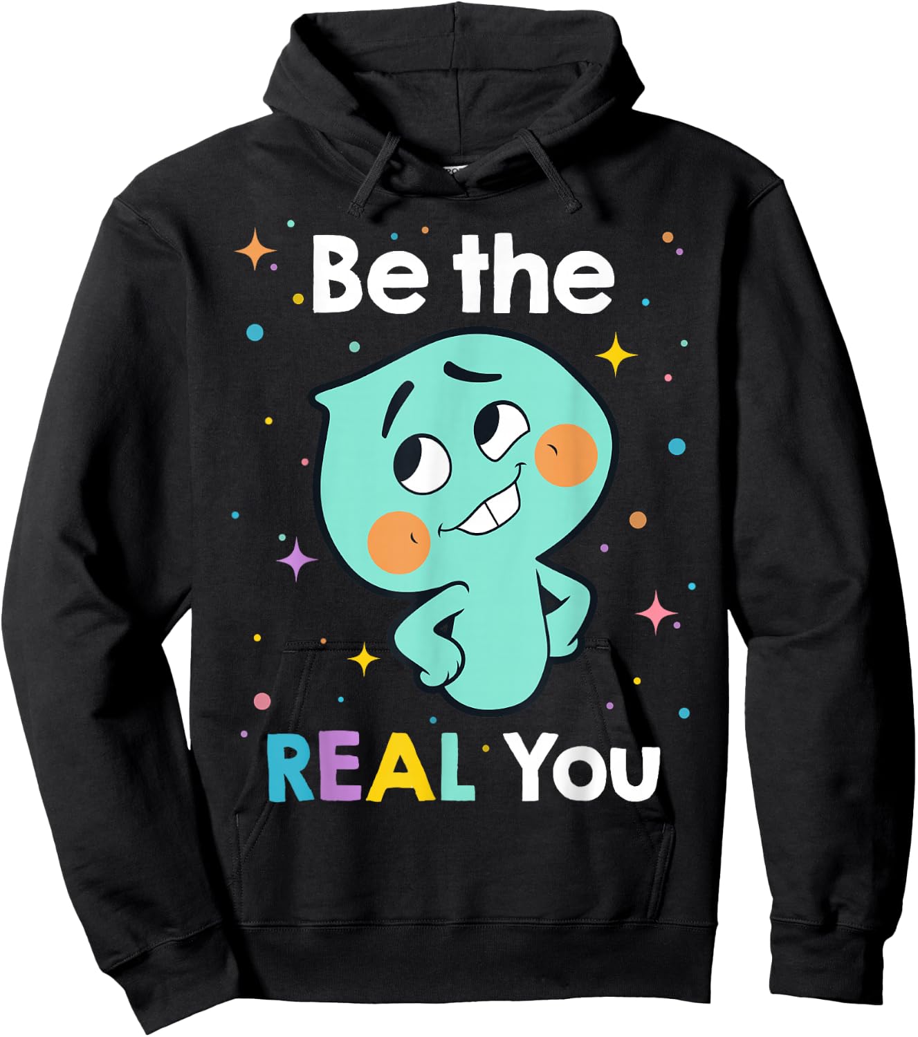 Disney Pixar Soul 22 Be The Real You Hoodie - Hoodie | Black
