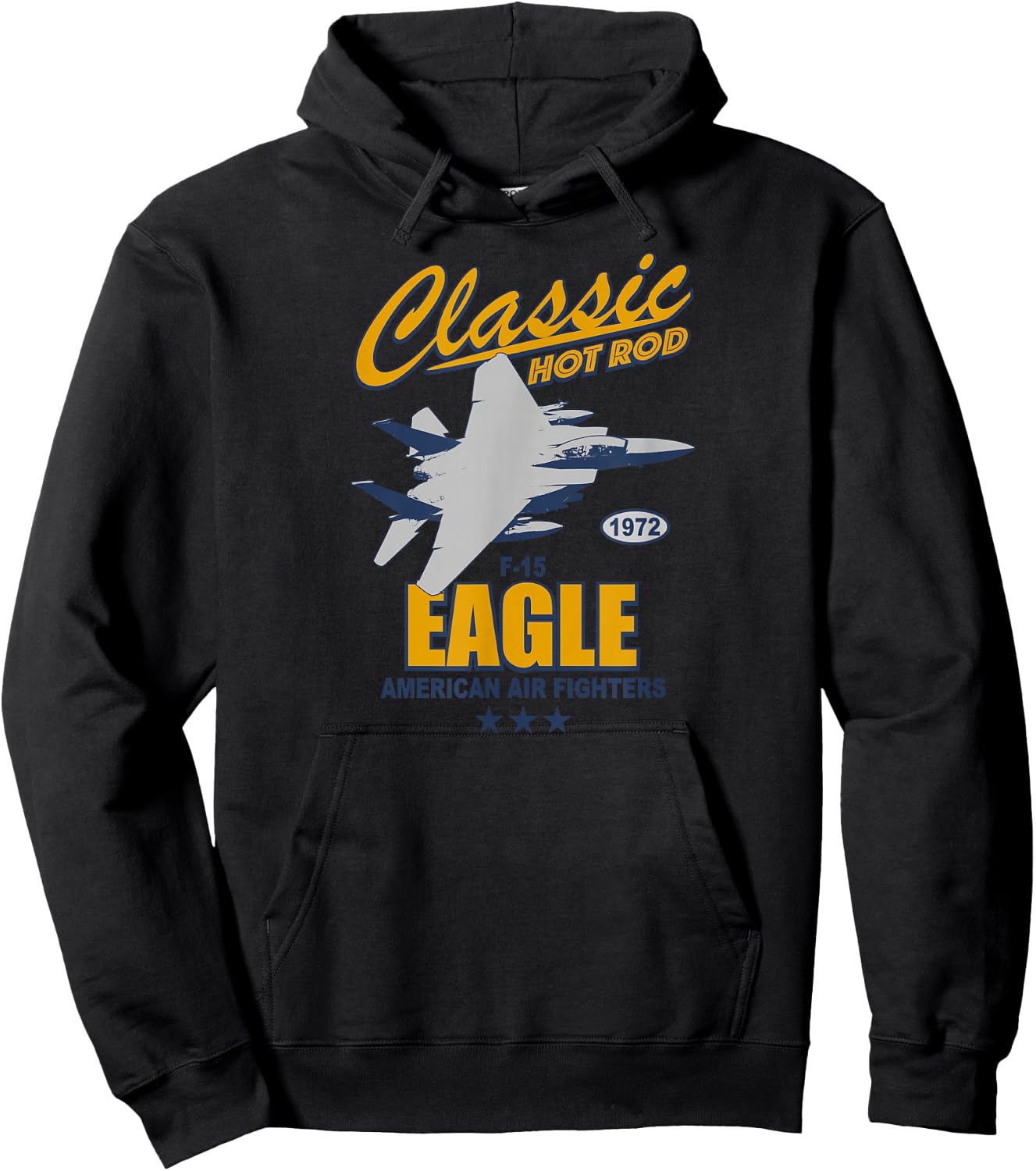 Fighter Plane & F15 Eagle Gifts F-15 Eagle Hoodie - Hoodie | Black