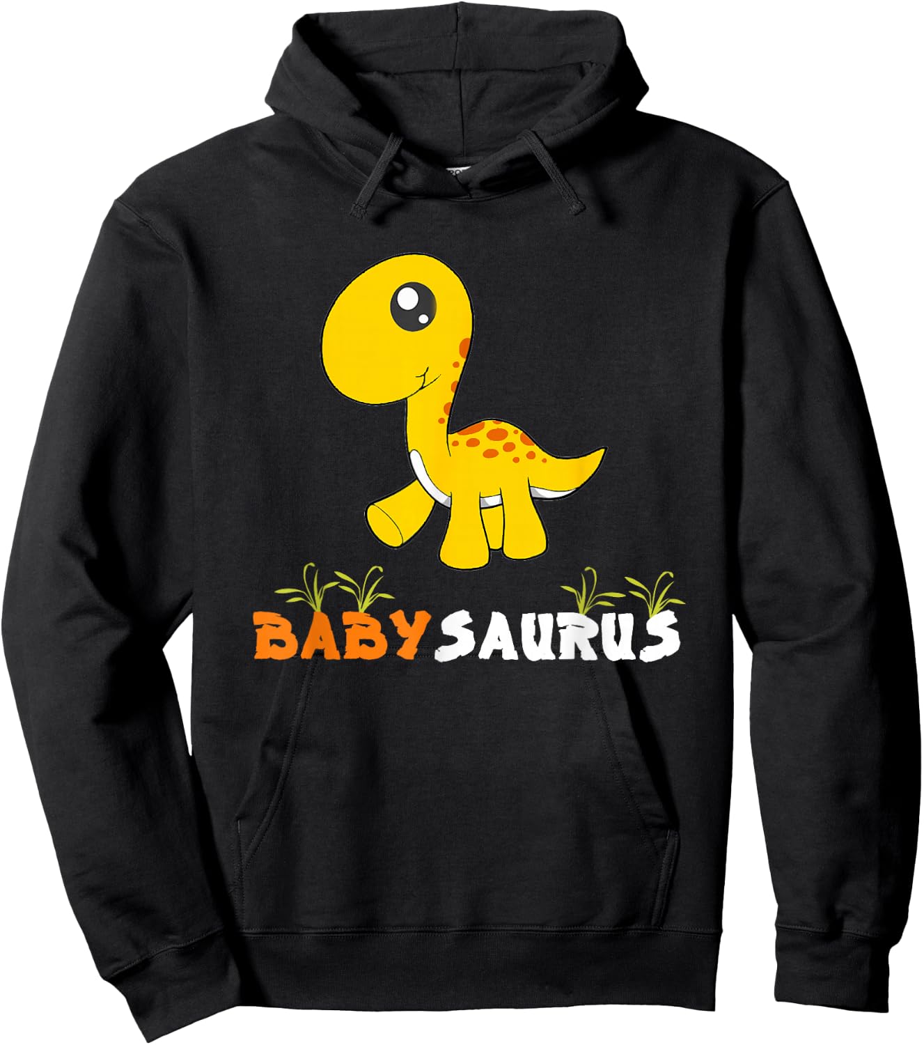 Baby Dinosaur Babysaurus Dinosaur Kid Hoodie - Hoodie | Black