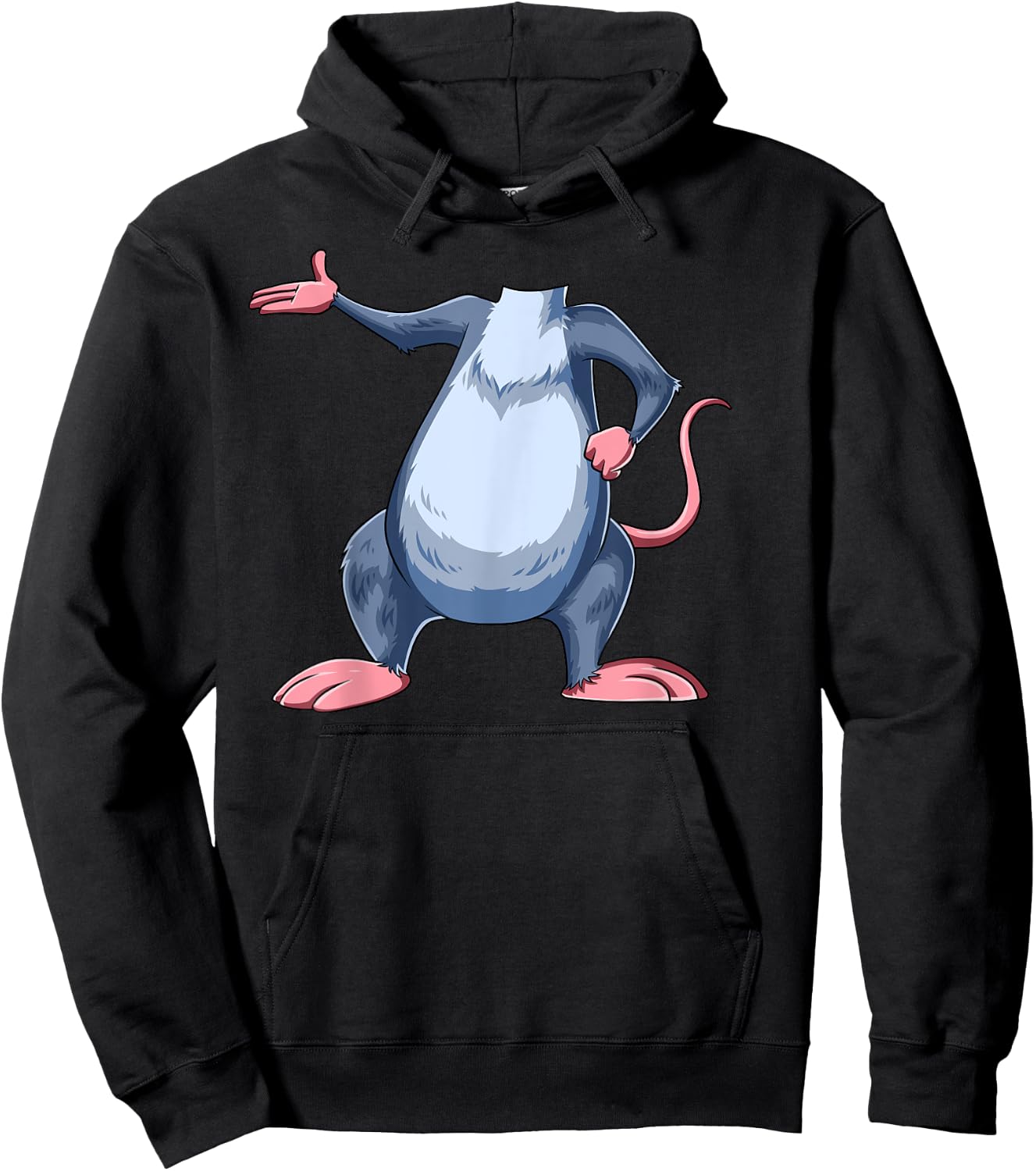 Easy Rat Costume Rat Body Headless Rat Costume Hoodie - Hoodie | Black