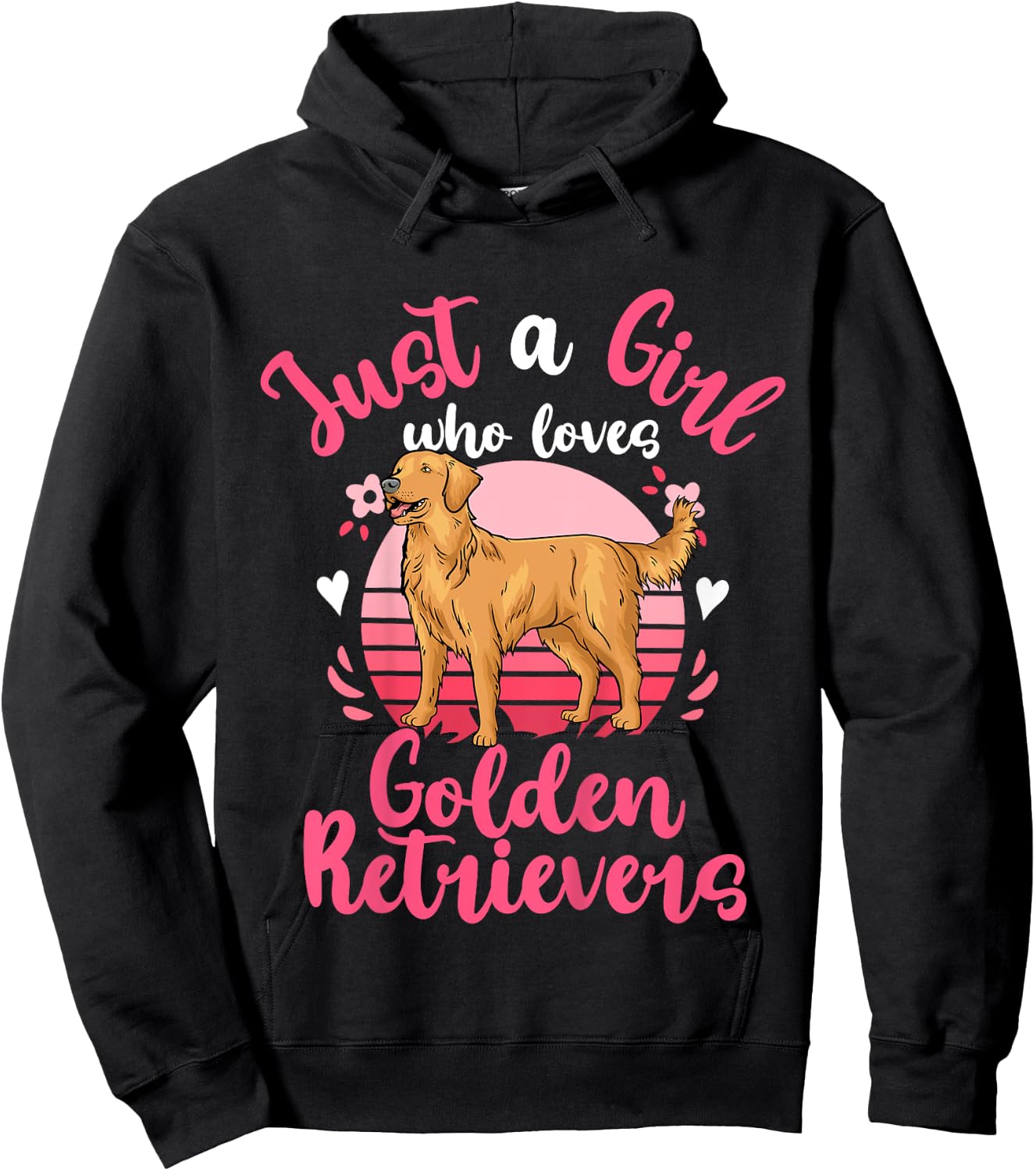 Golden Retriever Hoodie - Hoodie | Black