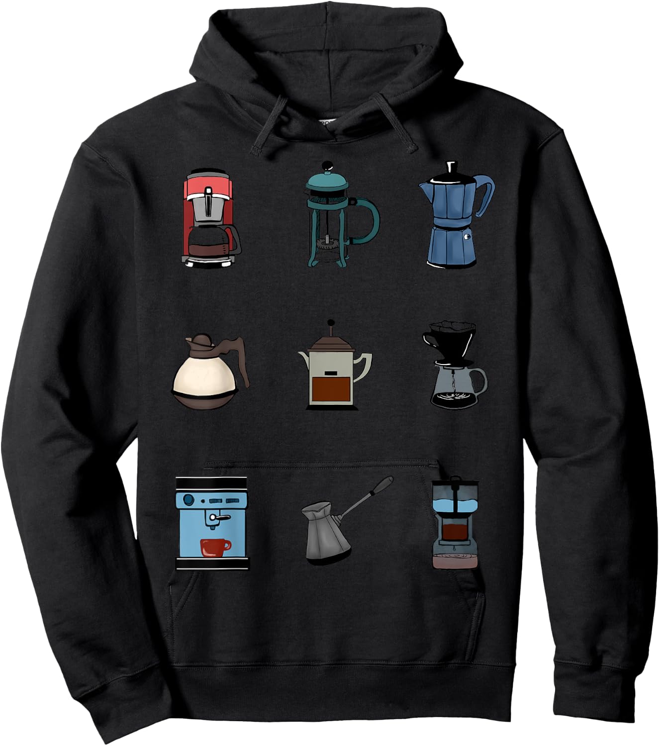 Coffee Maker Coffee Lover Best Coffee Hoodie - Hoodie | Black