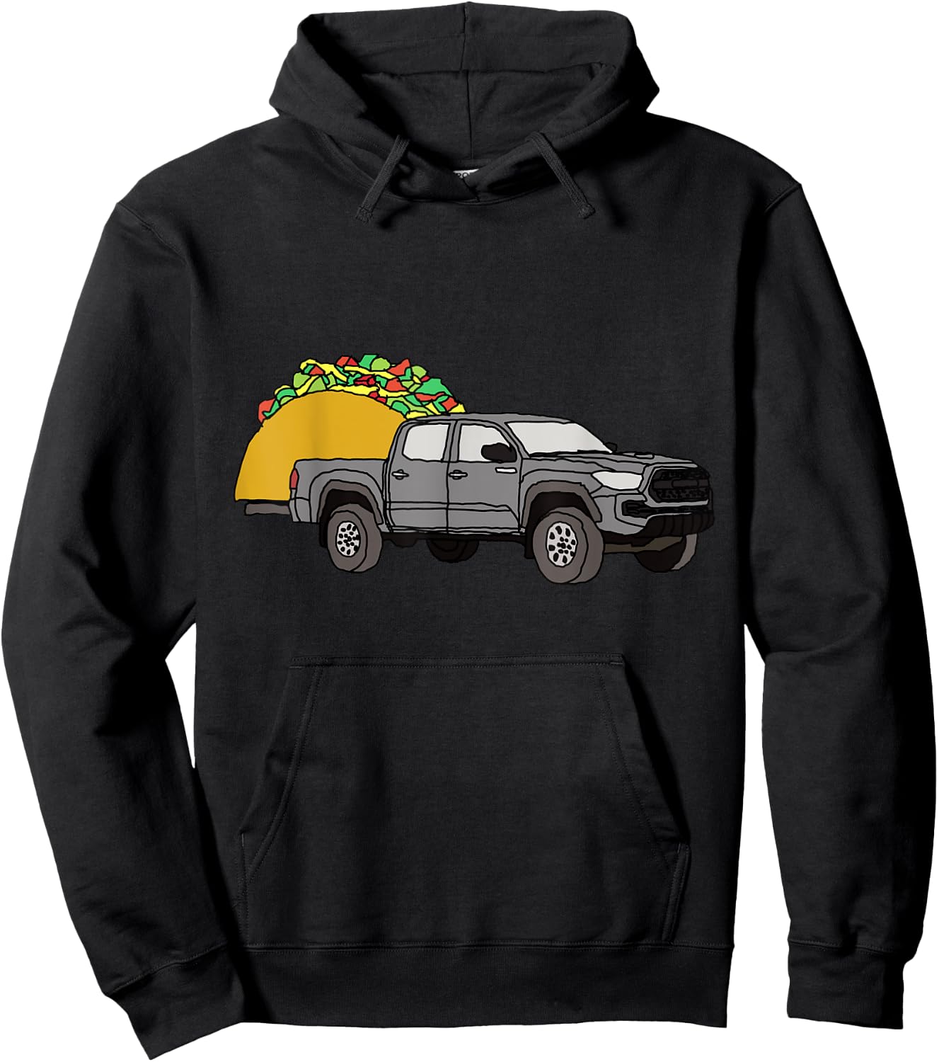 Taco Tacoma TRD Prerunner 4X4 Truck Off Road Wheelin 4WD Hoodie - Hoodie | Black