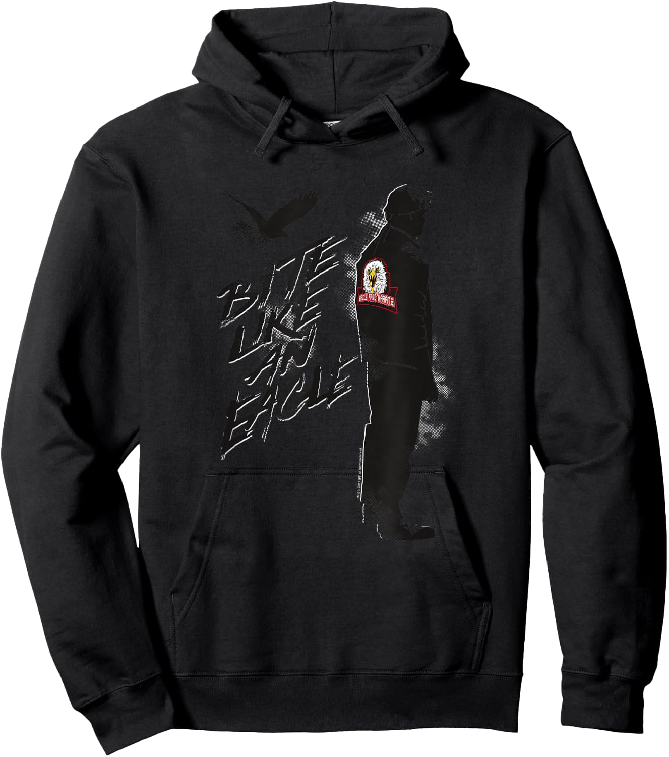 Cobra Kai Bite Like an Eagle Hoodie - Hoodie | Black