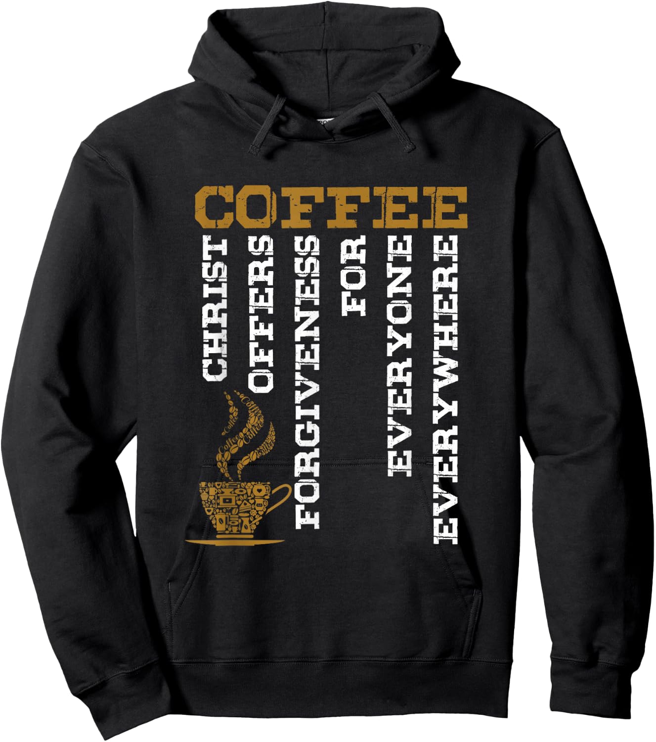 Coffee Definition Christian Christian God Believer Gift Hoodie - Hoodie | Black