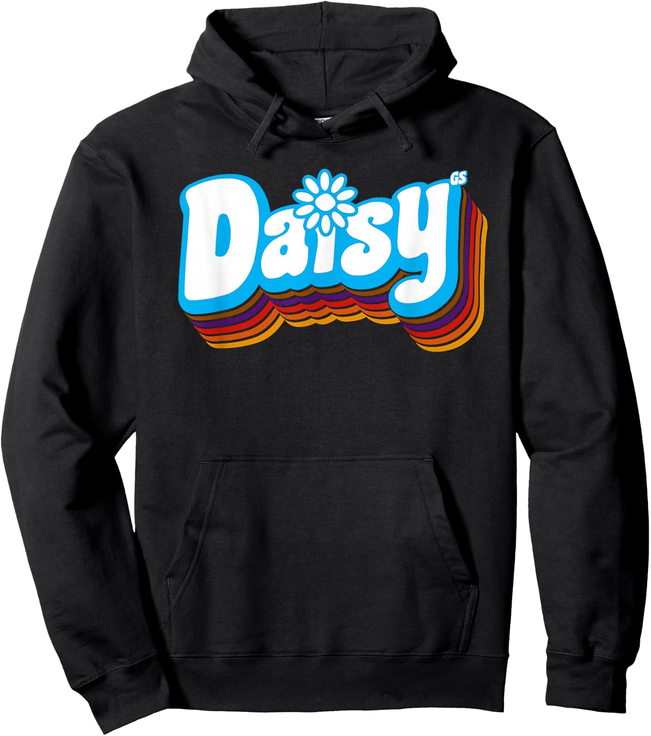 Girls Daisy Retro Troop | Scouting Hoodie - Hoodie | Black