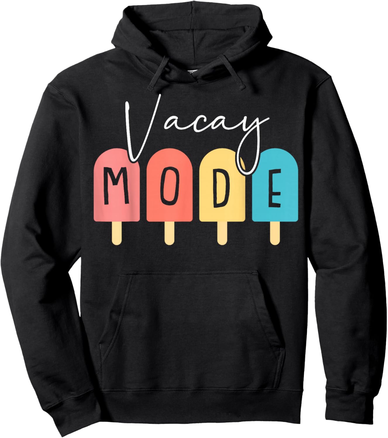 Vacay Mode Summer Family Vacation Beach Cruise Matching Hoodie - Hoodie | Black
