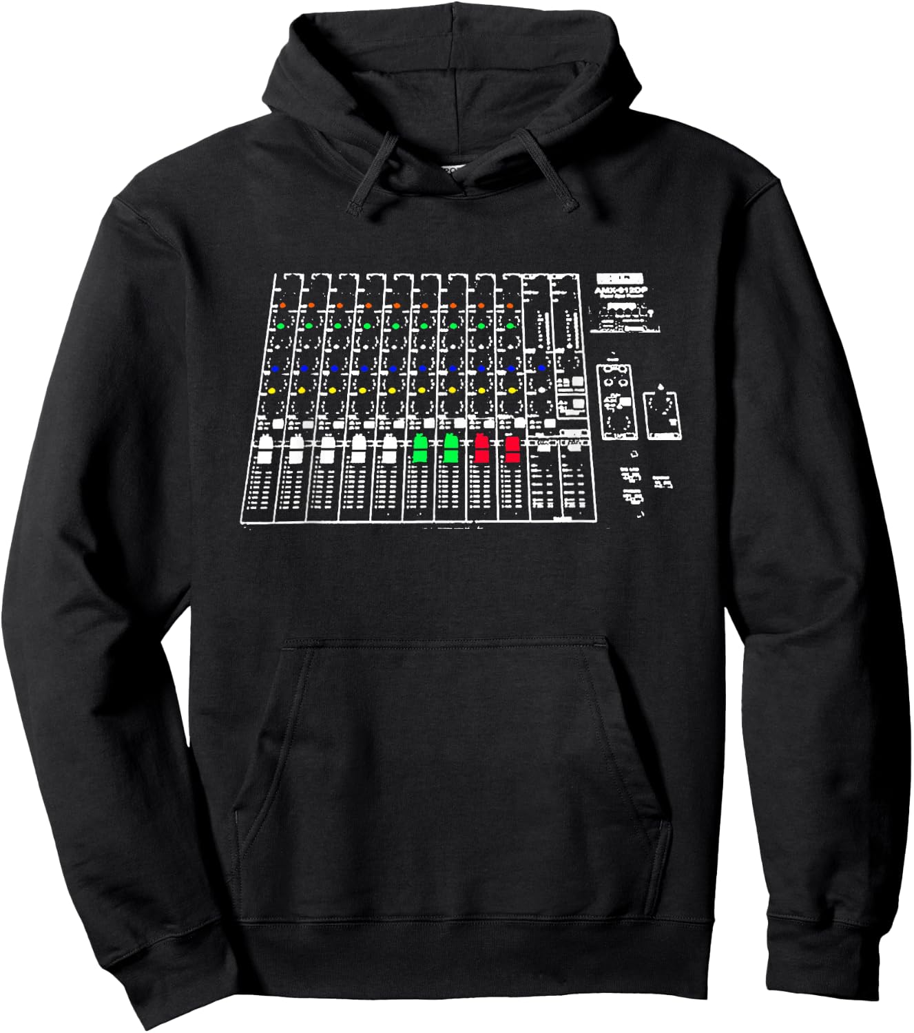 Audio Engineer Soundboard | Cool Music Producer Equipment Hoodie - Hoodie | Black