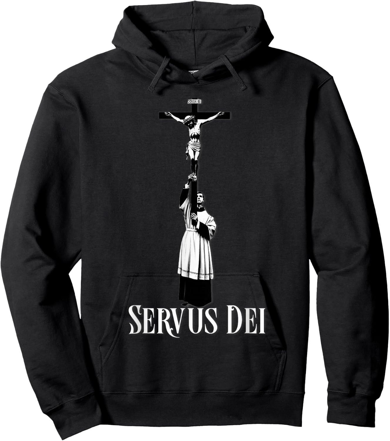 Catholic Altar Server Latin Mass Hoodie - Hoodie | Black