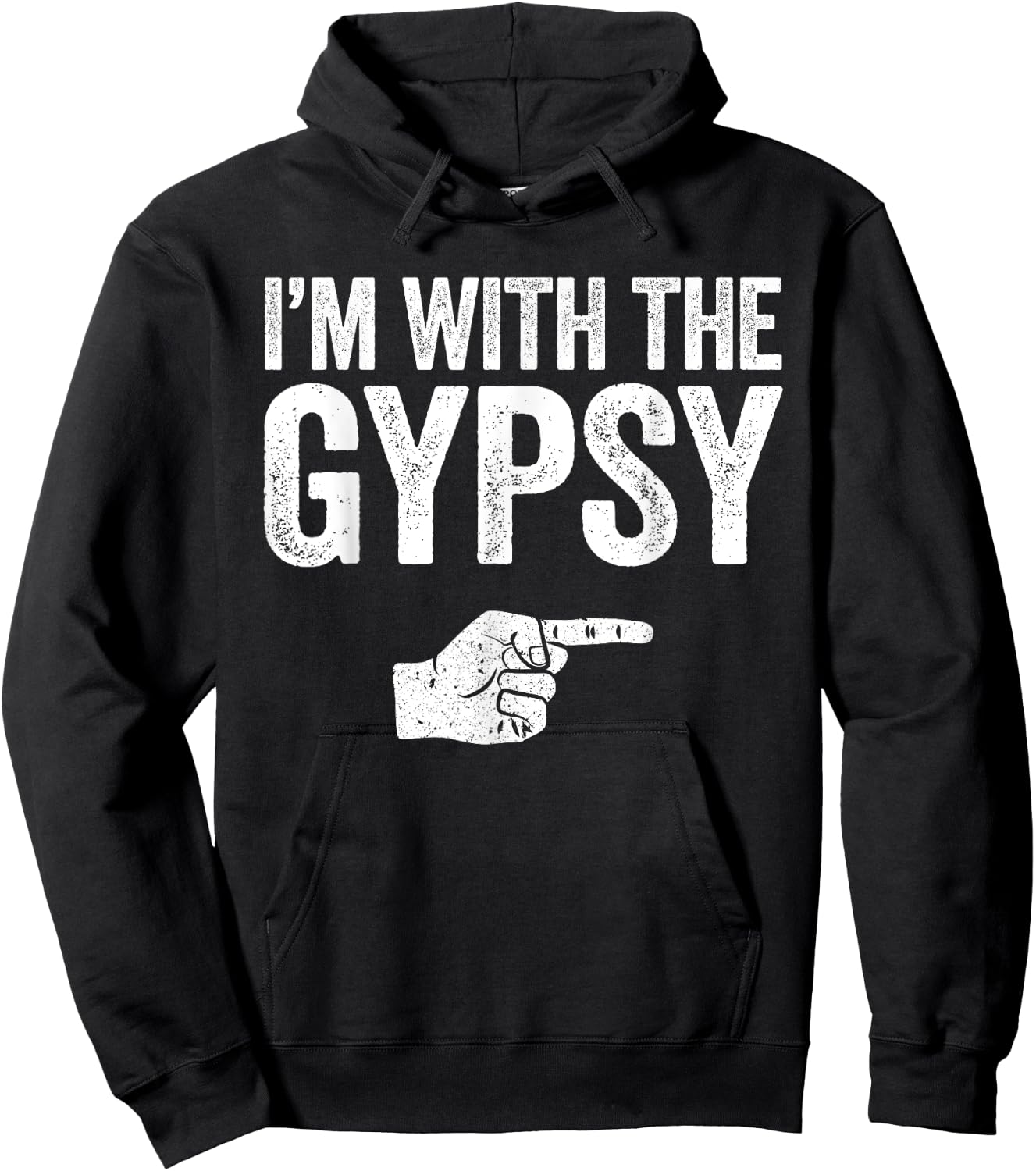 I'm With The Gypsy Matching Gypsy Costume Shirt Hoodie - Hoodie | Black