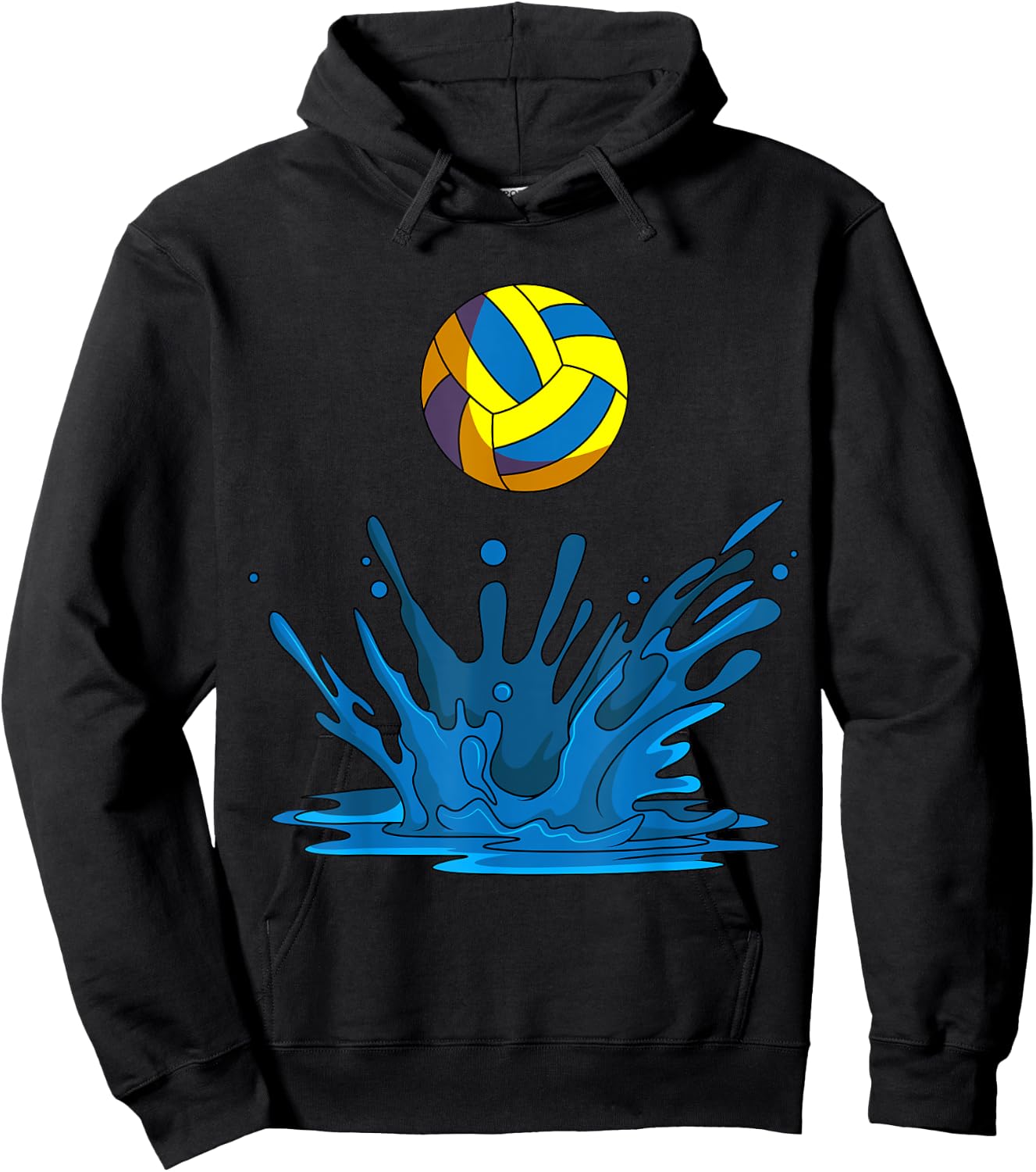 Water Polo Ball Player Team Sport Lover Swimmer Goalie Hoodie - Hoodie | Black
