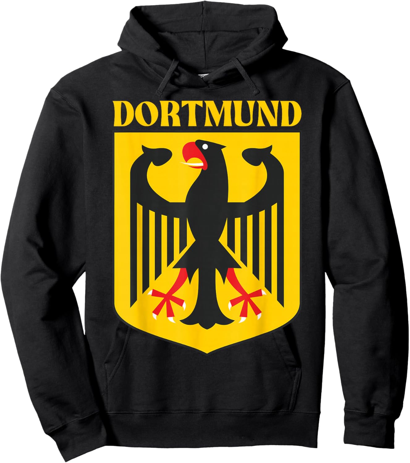 Dortmund Germany emblem, Dortmund Germany, Dortmund Hoodie - Hoodie | Black