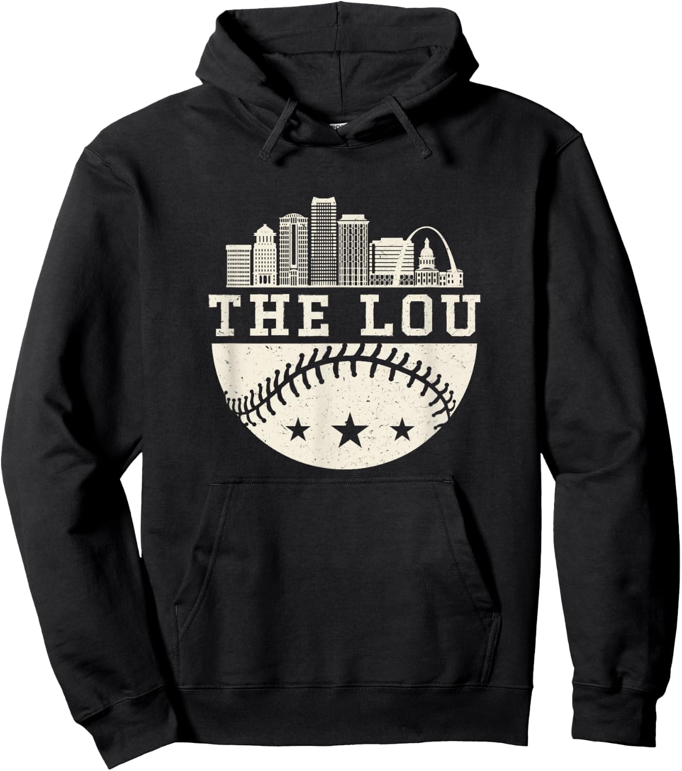 Baseball Season St. Louis The lou Fan Hometown shirt Hoodie - Hoodie | Black