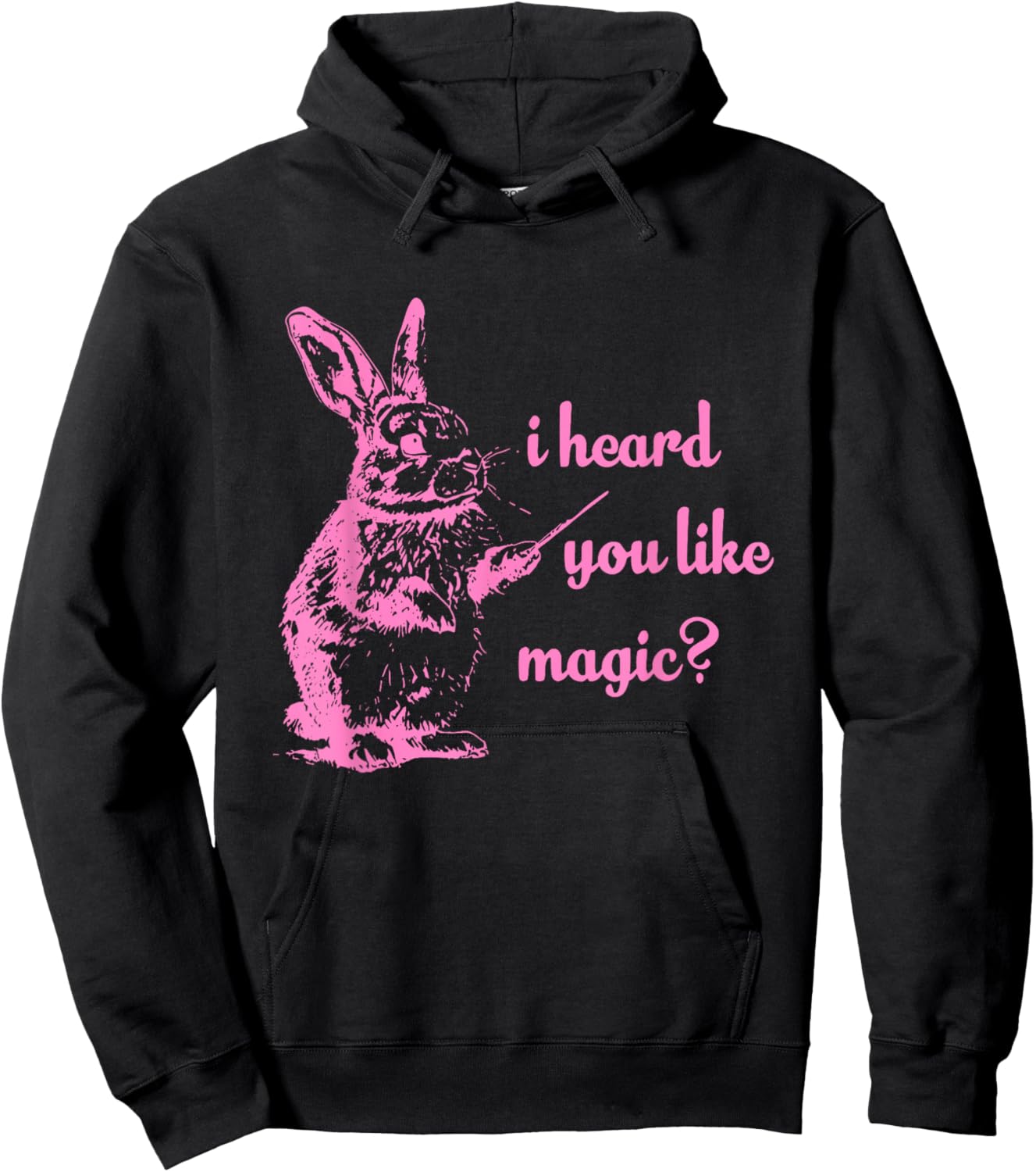 I Heard You Like Magic? Funny Hoodie - Hoodie | Black