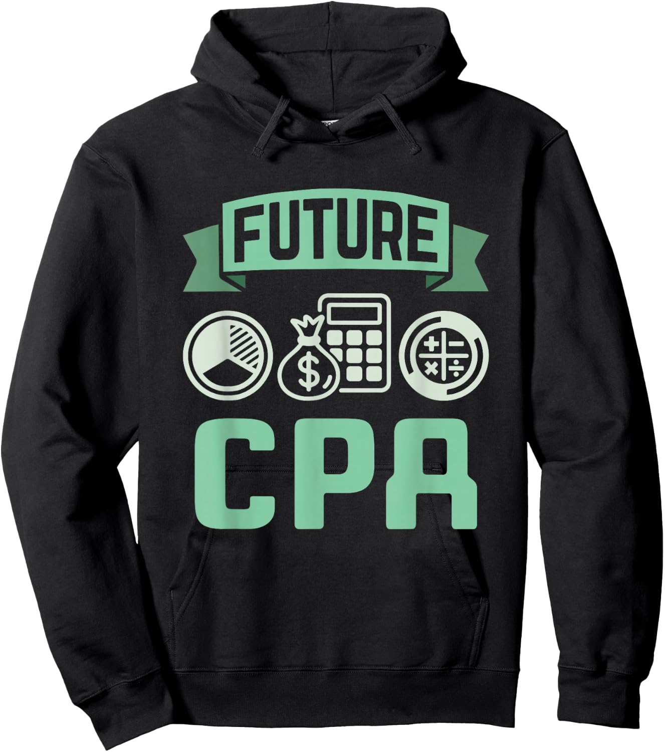 Future CPA Certified Public Accountant Accounting Graduation Hoodie - Hoodie | Black