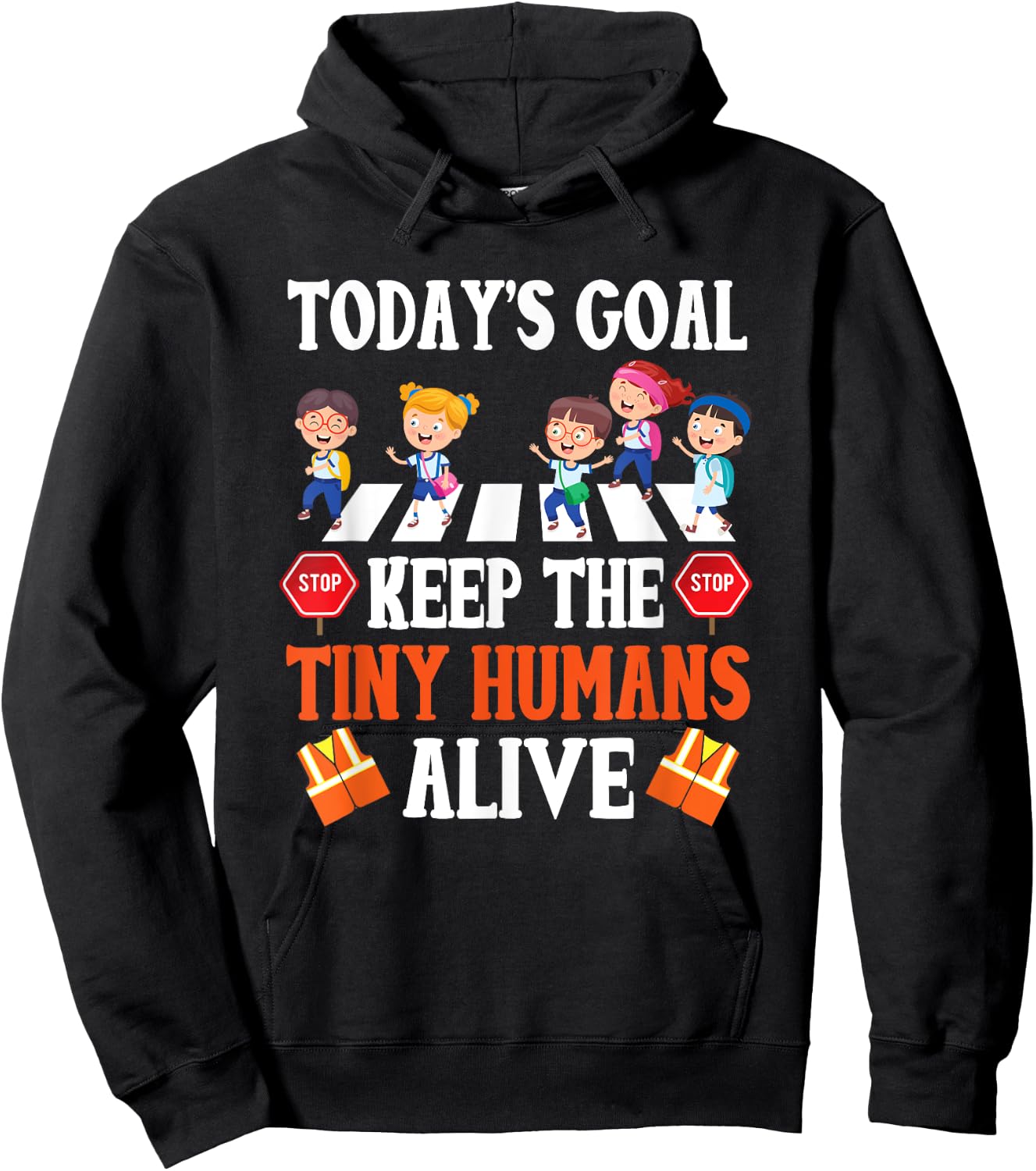 School Crossing Guard Hoodie - Hoodie | Black