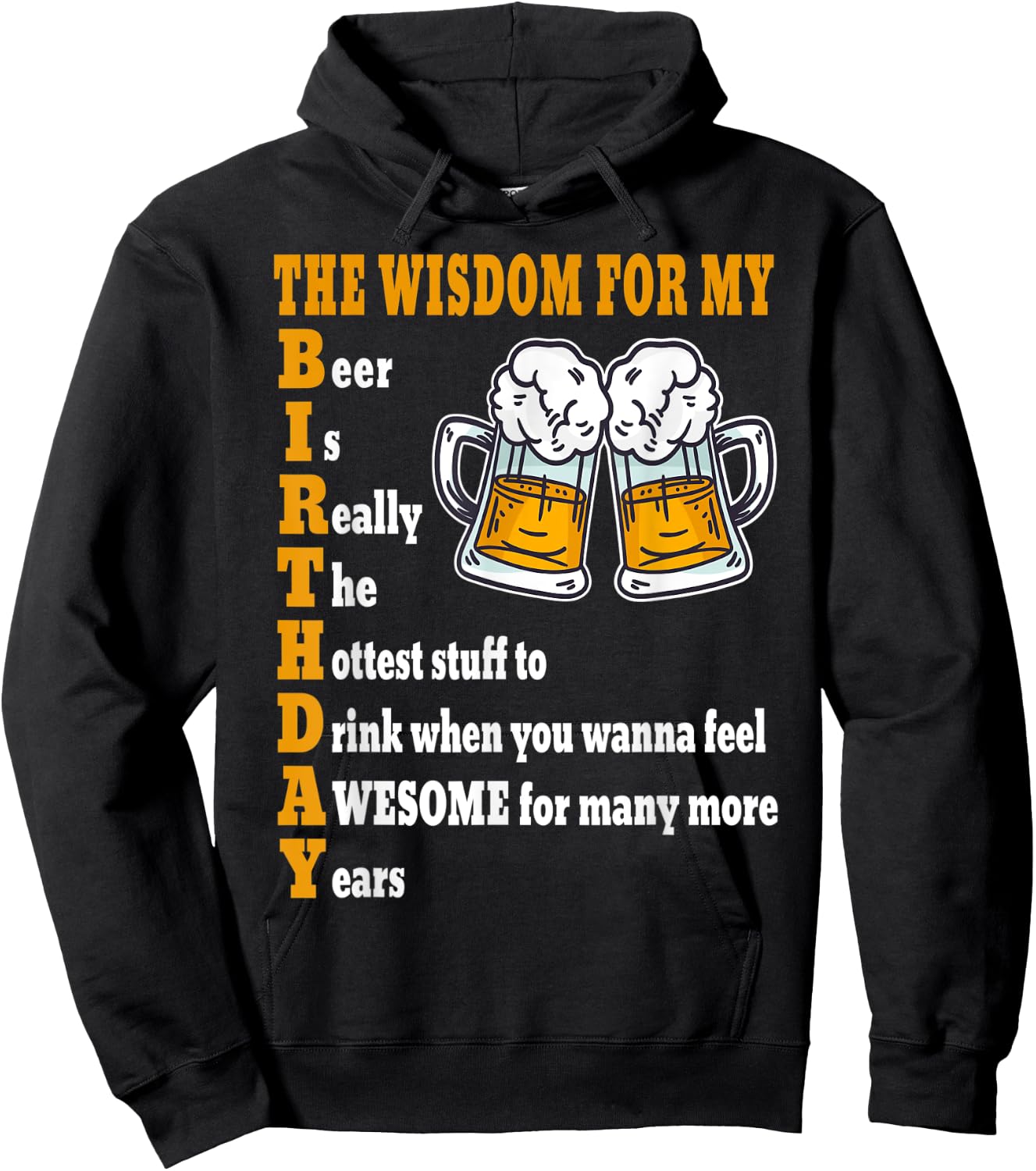 Beers Brewery Birthday Idea for Brewer - Drinking Beer Hoodie - Hoodie | Black