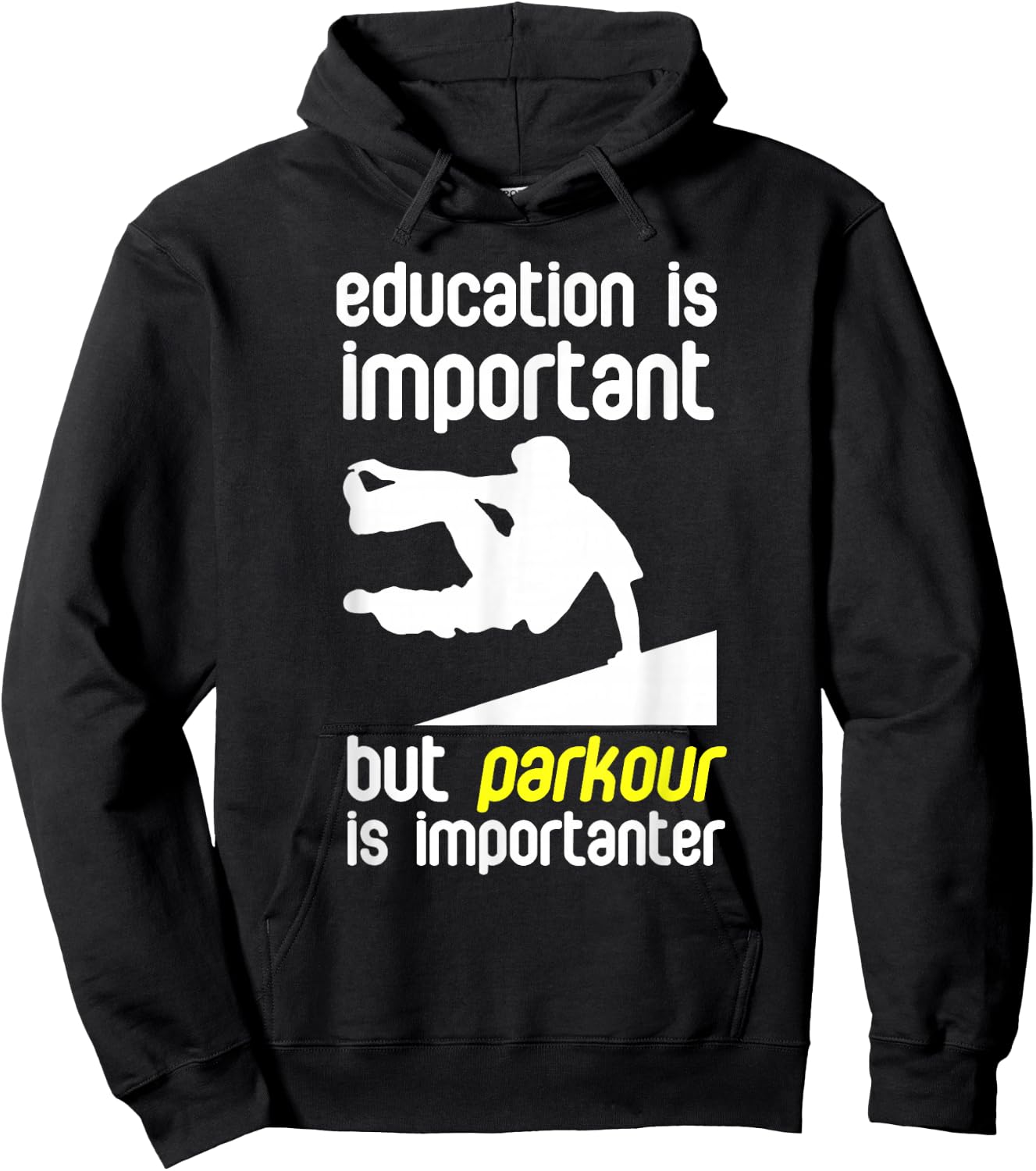 Parkour Parkour Is Important Free Running Hoodie - Hoodie | Black