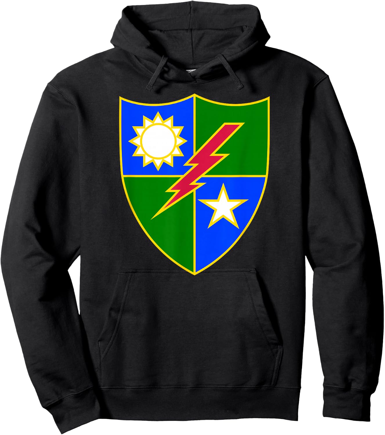 US Army Ranger - 75th Ranger Regiment DUI Hoodie - Hoodie | Black