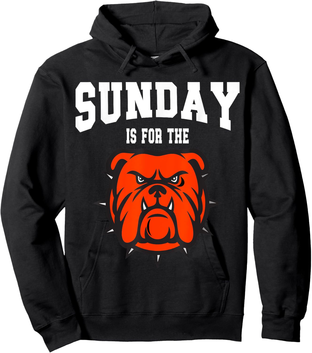 Sunday is for the Bone Yard Dawgs, Cleveland Game Day Hoodie - Hoodie | Black
