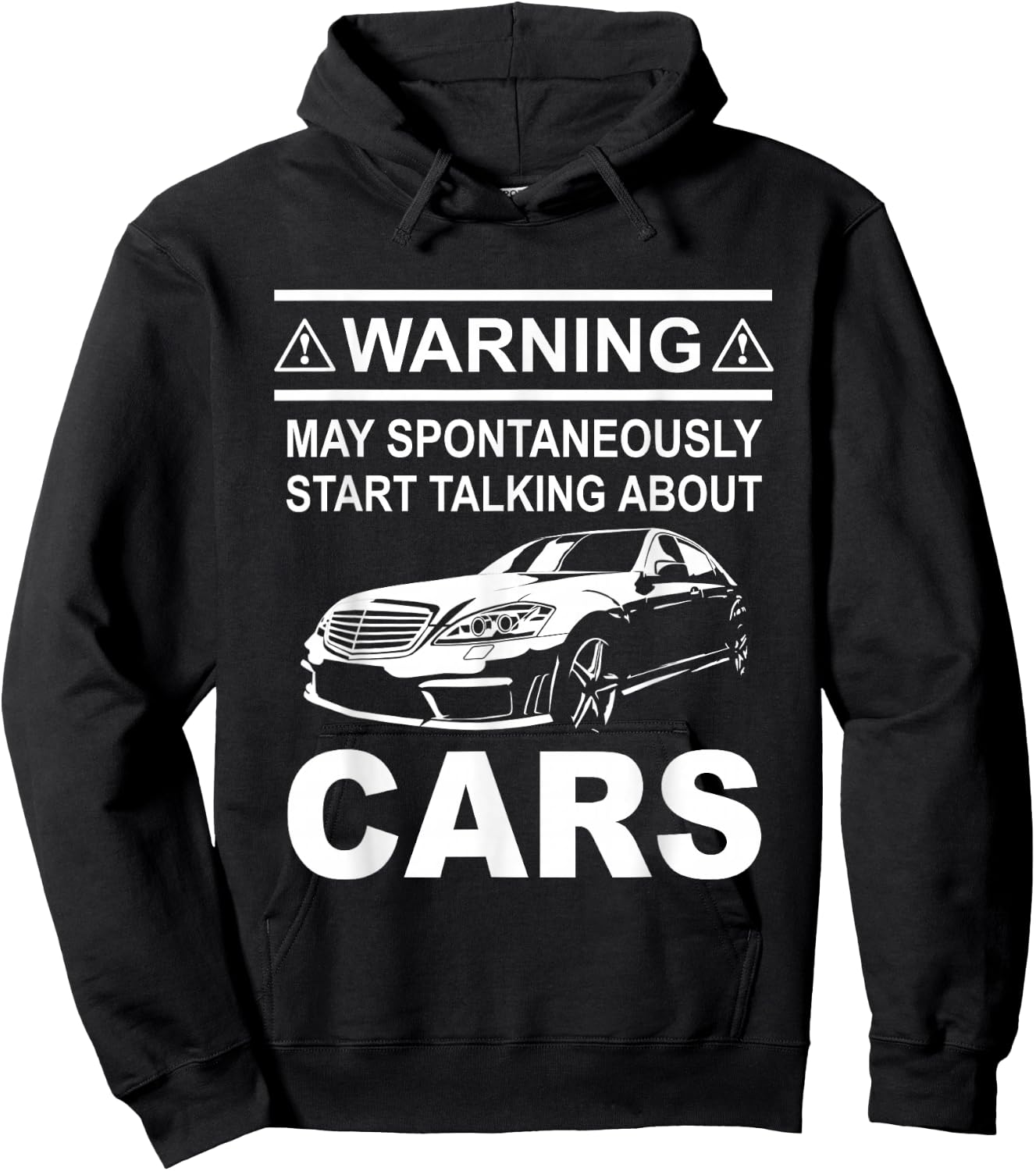 Funny Car Cars Engineer Mechanic Lovers-Gift Men Boys Teens Hoodie - Hoodie | Black