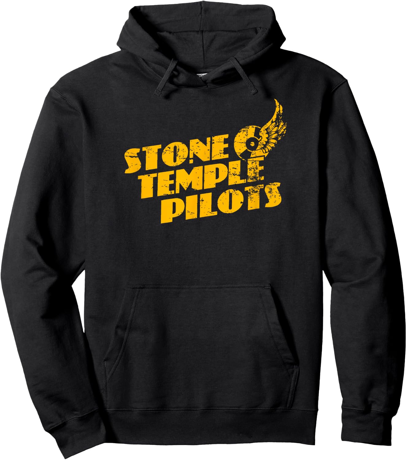 Stone Temple Pilots - Tire Wings Logo Hoodie - Hoodie | Black