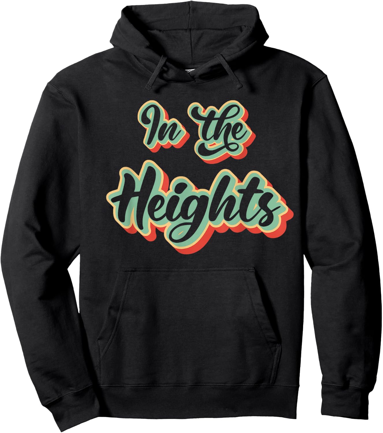 In New York the Washington Heights Black Adult Hoodie - Hoodie | Black