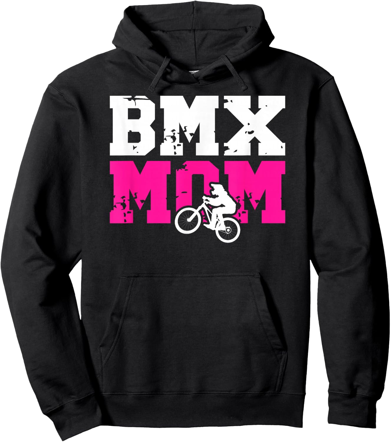 BMX Mom Of A BMX Rider Mother Proud BMX Mama Hoodie - Hoodie | Black