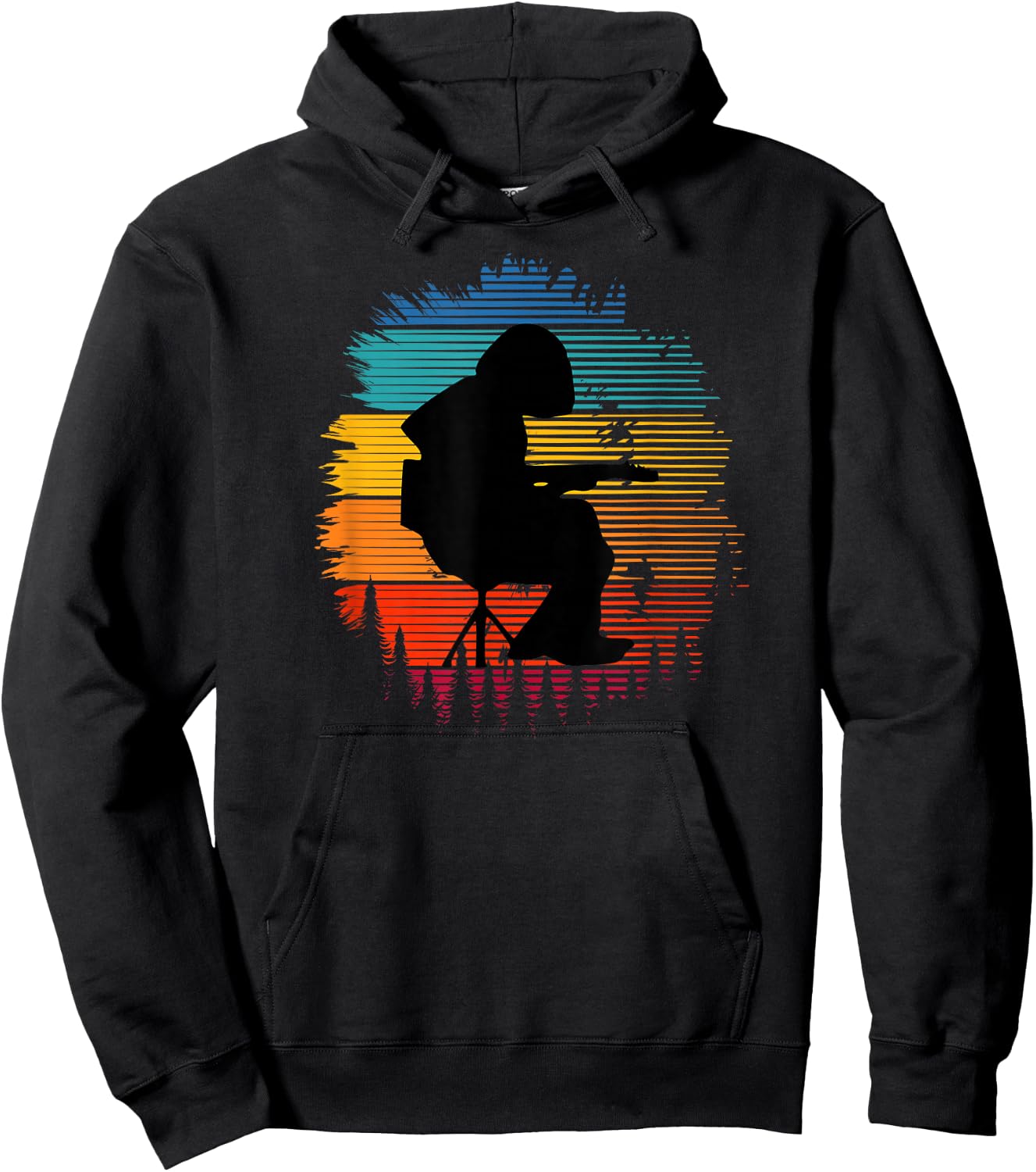 WSP Mikey Houser Forest Color Splash Hoodie - Hoodie | Black
