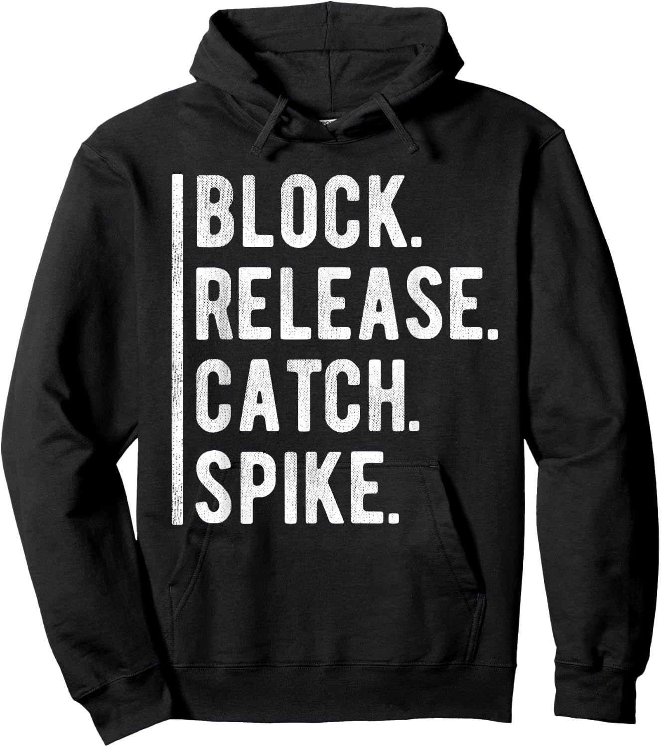 Block Release Catch Spike Grunge National Tight Ends Day Hoodie - Hoodie | Black