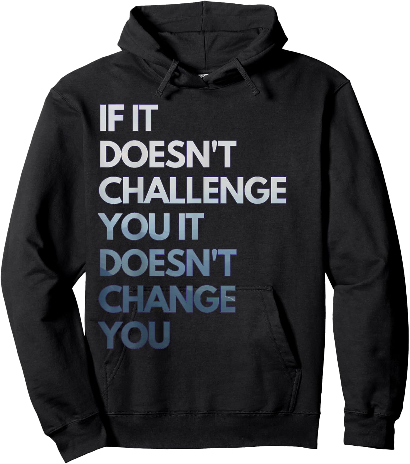 Fitness Motivation Inspirational Quote Fitness Hoodie - Hoodie | Black